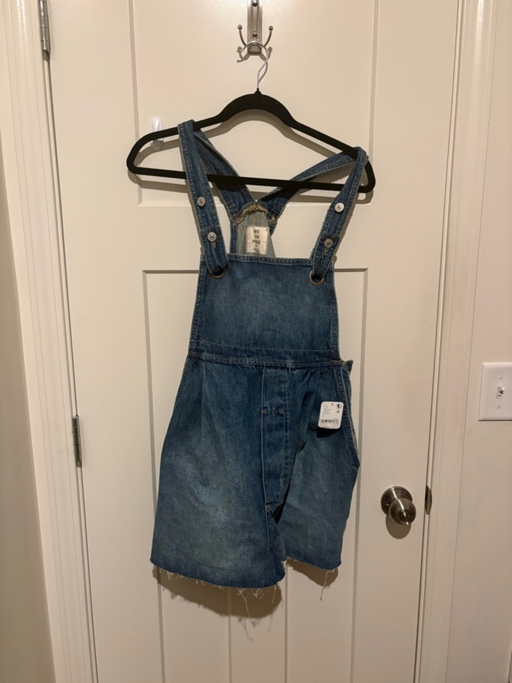 Free People We The Free Rambler Shortalls Small Color: Free Spirit NWT - Picture 4 of 7